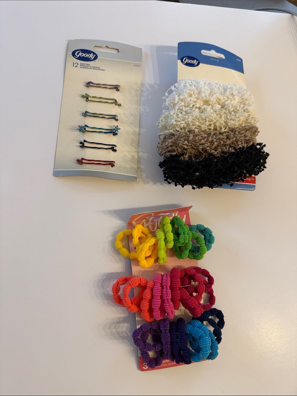 Vintage Goody Multicolor Scrunchies & Elastic Hair Ties Pack